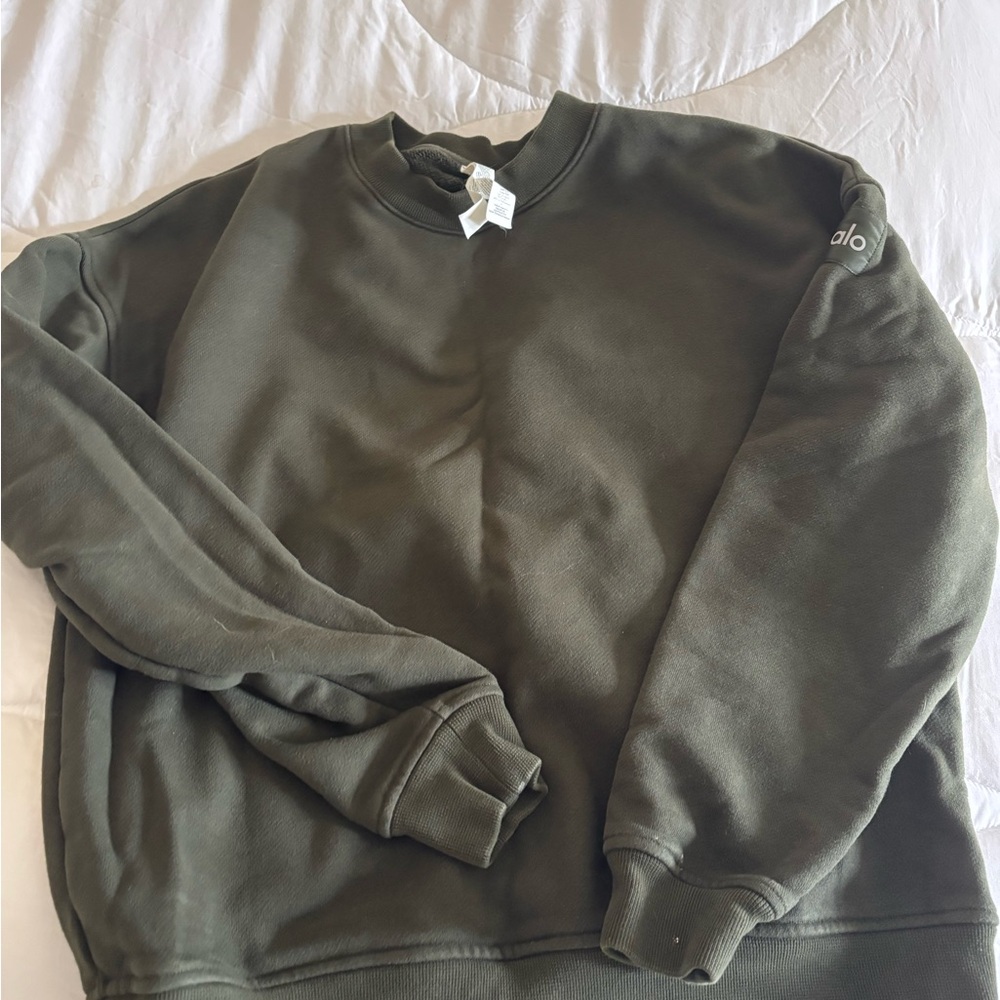 ALO Yoga Olive Sweatshirt